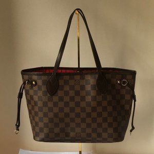 Louis Vuitton Neverfull PM in Damier Ebene (11.4 x 8.7")